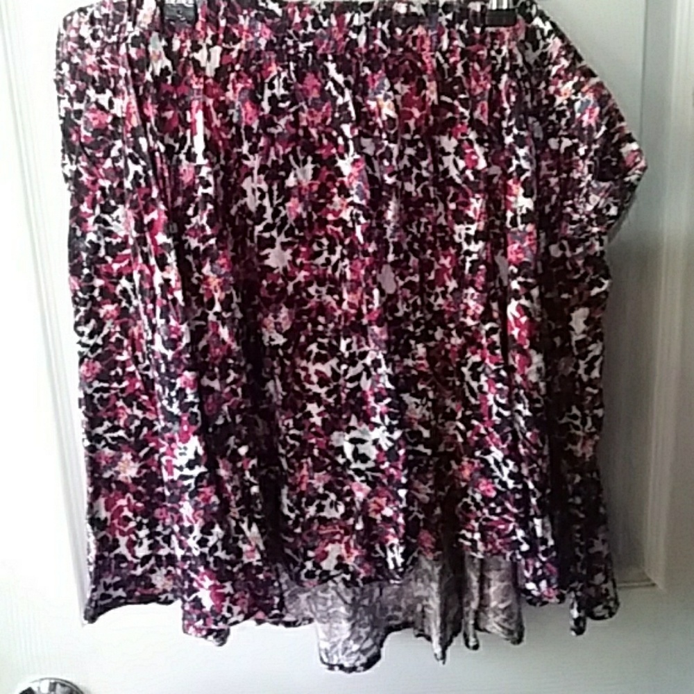 Torrid floral multicolour skater skirt